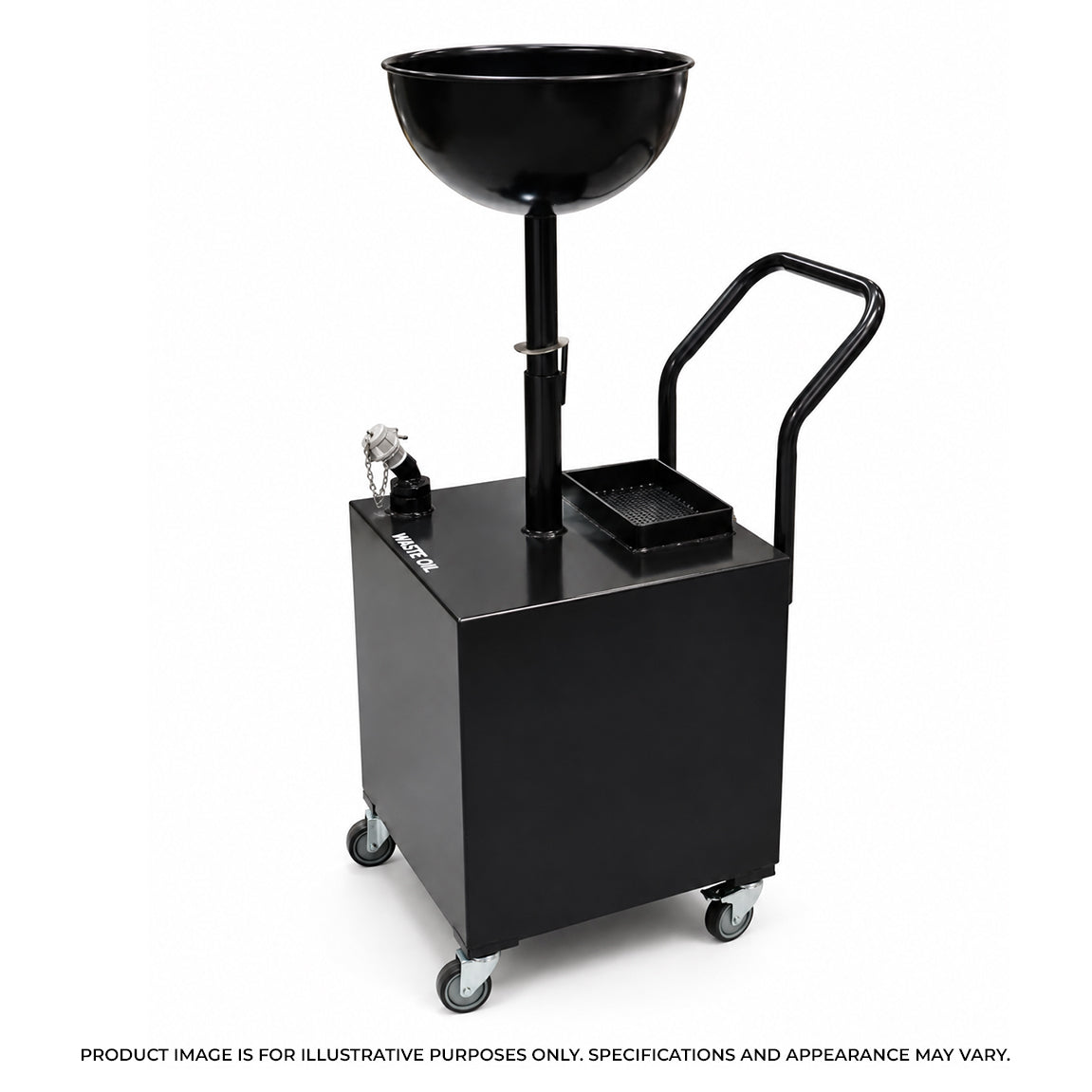 Heavy Duty Waste Oil Drainer 80L-Round Bowl