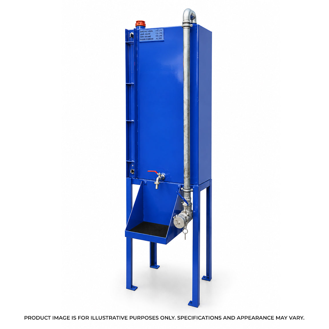 450L Oil Storage Tank on Stand
