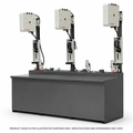 500/500/500L Three Compartment Single Skin Bench Tank