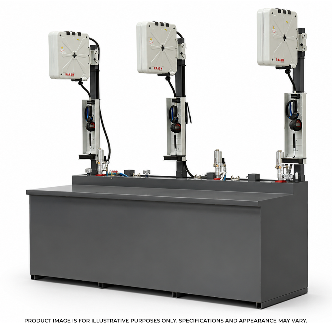500/500/500L Three Compartment Self Bunded Bench Tank